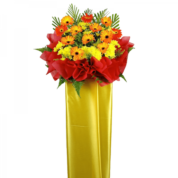 Flame-congratulatory-flowers